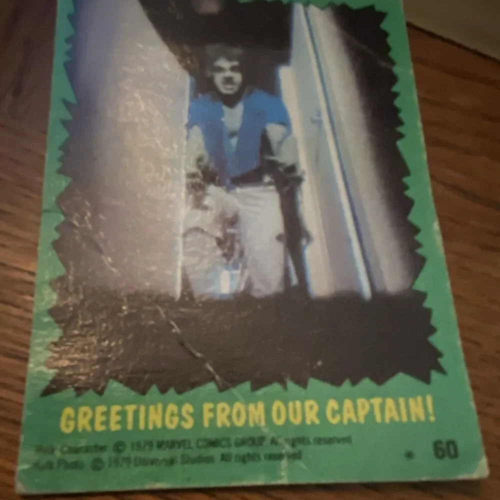 HULK Topps 1979 Marvel Comics SuperHeroes Captain America Lot 2 Cards #60 #68